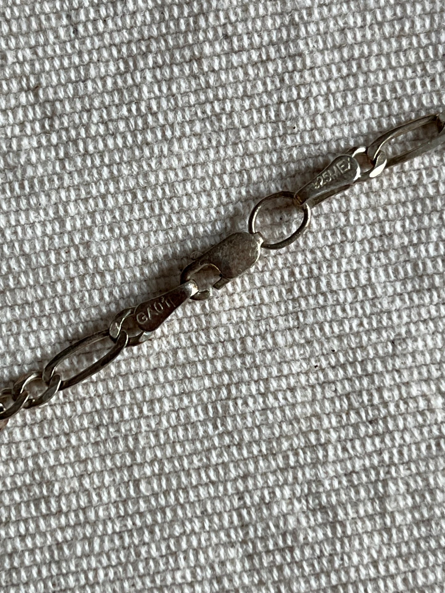 Vintage Virgencita Necklace - 925 Silver from Mexico.